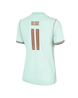 Billige Fotballdrakt Frankrike Michael Olise #11 Replika Bortedrakt Dame VM 2026 Kortermet Billige Fotballdrakt Frankrike Michael Olise #11 Replika Bortedrakt Dame VM 2026 Kortermet